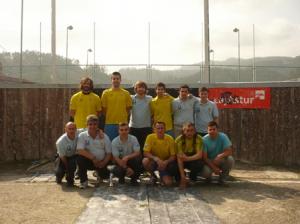 Jugadores de las peñas Casa Jenaro y El Tronco Jugadores de las peñas Casa Jenaro y El Tronco