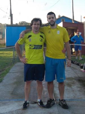 Tino y Pablo, finalistas. Tino y Pablo, finalistas.